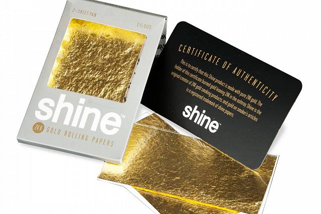 Shine two gold sheet | 1/4 SIZE